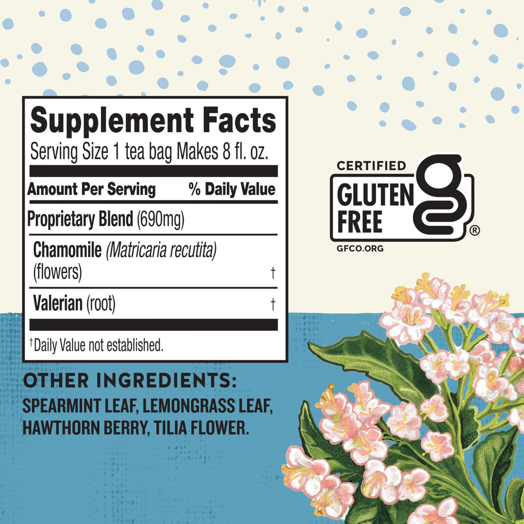 Celestial Seasonings Sleepytime Ekstra Bitki Çayı, 20 Poşet Çay Kutusu