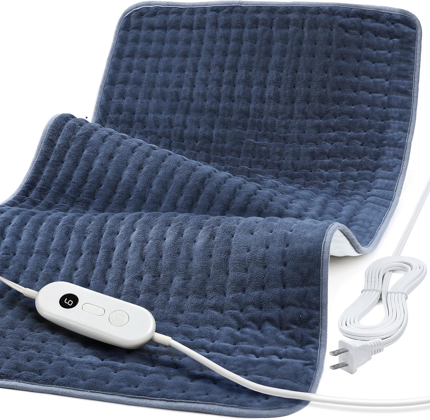 Heating Pad for Back Pain Relief, FSA Eligible HSA,17" x 33" Extra Large Heating Pads for Cramps, Electric Heating Pad with 6 Temperature Controller, Moist & Dry Heat, Auto Shut-Off, Machine Washable