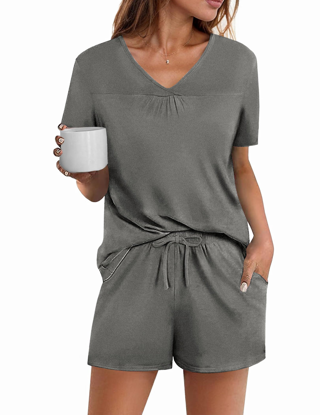 Avidlove Women's Shorts Pajama Set Short Sleeve Sleepwear Nightwear Pjs S-XXL