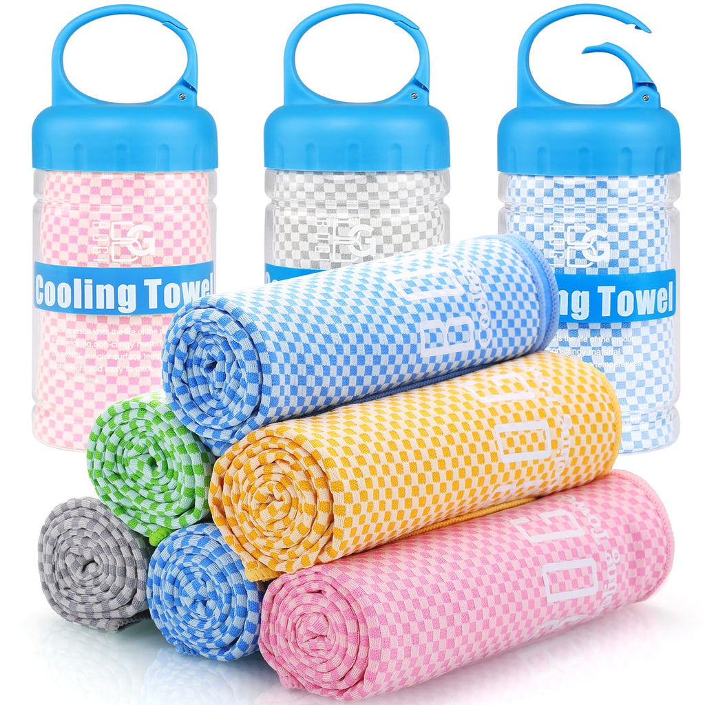 BOGI Cooling Towels for Neck and Face, Soft Breathable Cool Towel for Instant Cooling Stay Cool for Yoga, Sport, Gym, Camping, Running & More Activities