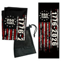 250th American Anniversary Cooling Towels for Sports with Storage Bag Heat Relief Easy Clean Cool Towel for Gym Outdoor Beach Microfiber Hot Weather Cooling Towels