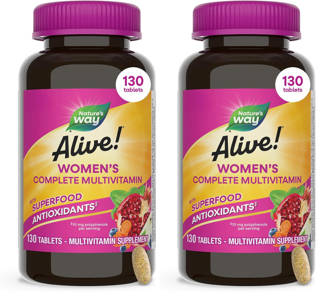 Nature's Way Alive! Complete Multivitamin for Women, Daily Vitamin, 50 ct