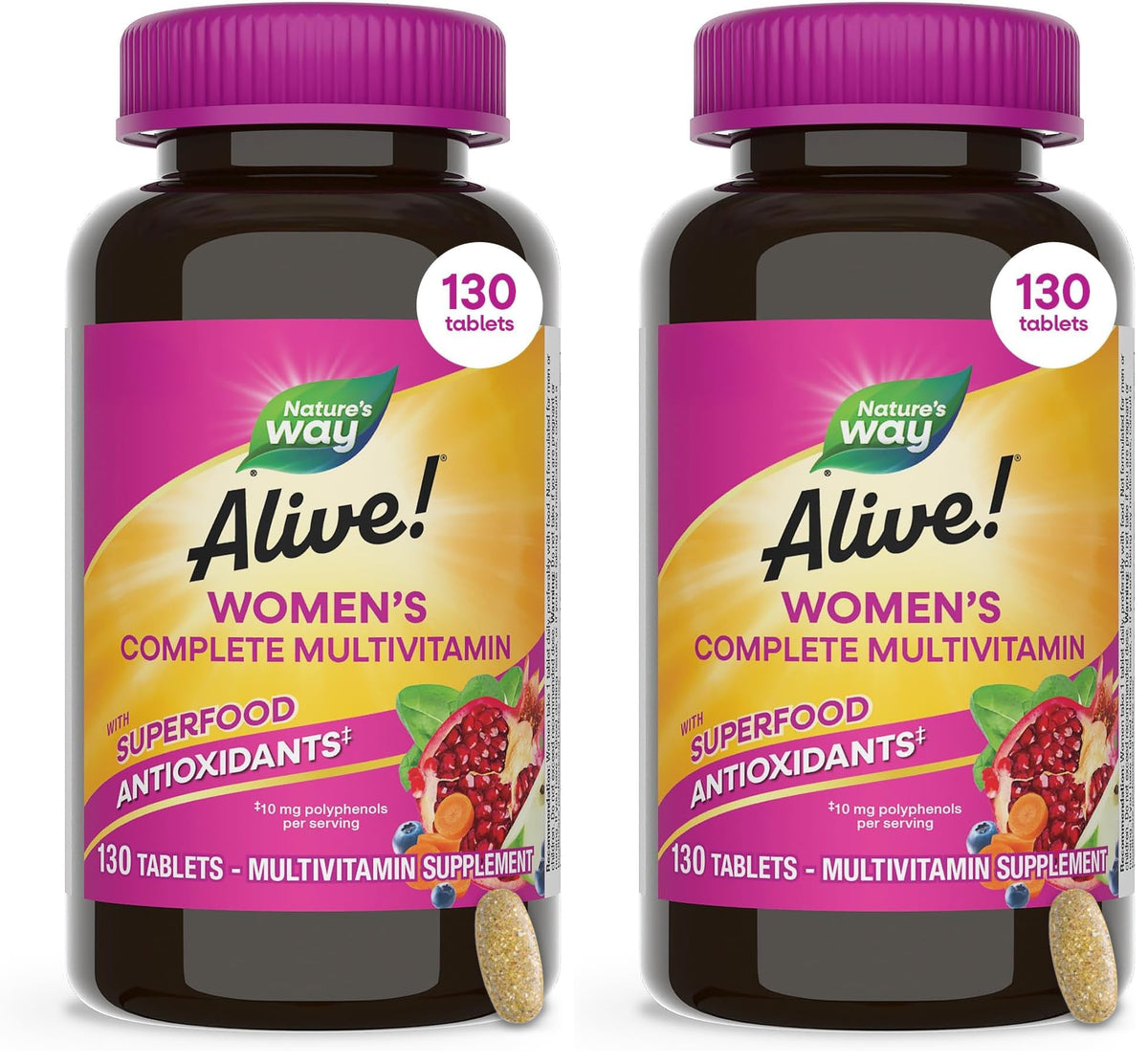 Nature's Way Alive! Complete Multivitamin for Women, Daily Vitamin, 50 ct
