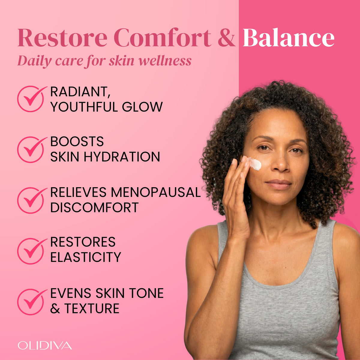 Estro+ Face Cream for Woman | Bioidentical Hormone Support & Synthetic Estriol Free Skin Hydration | For PMS & Menopausal Comfort & Skin Firmness – 4.23 oz (3 Month Supply)