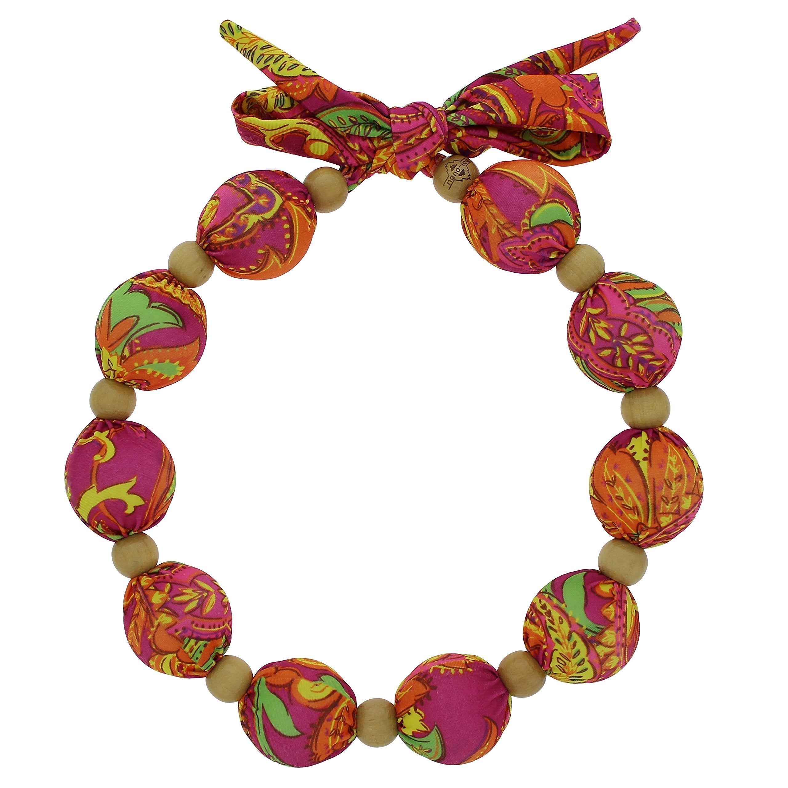Nano-Ice Cooling Necklace | 2 Hours of Cooling Comfort for Hot Flashes, Menopause & Heat Intolerance | Paisley