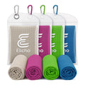 4 Packs Cooling Towel (40"x12"), Cooling Neck Wraps, Ice Sport Towel | Microfiber Soft Breathable Chilly Towel for Yoga, Running, Gym, Camping, Fitness, Workout & More Activities(Multicolor)