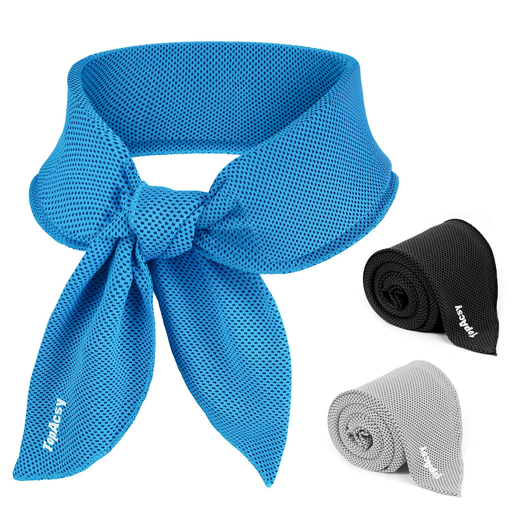 New Upgraded Cooling Neck Wraps, Neck Coolers for Hot Weather, Leak-Proof Solid Cooling Gel, 360° Full-Wrap, Cool Relief - Head, Neck, Wrists...