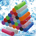 30Pack Cooling Towels for Neck and Face (40"x12"), Ice Microfiber Cooling Towels Bulk for Workout Chill Sweat Towels Cooling Neck Wraps for Gym Yoga Golf Running Sport