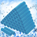 Hosuly 50 Pack Cooling Towels, 40"x12" Yoga Towels Ice Breathable Soft Chilly Sweat Rag Microfiber Workout Rags for Neck and Face for Gym Golf Sport Running(Light Blue)