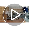Koonie USB Desk Fan, Strong Wind Ultra Quiet Small Mini Fan | 180° Tilt Folding & 3 Speeds Adjustable, USB-C Corded Powered Personal Fan for Office Desktop Bedroom, Black, NO BATTERY