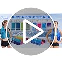 SYOURSELF Cooling Towels for Neck and Face, 4 Pack 40" x 12" Cooling Towel for Hot Weather, Soft Breathable Instant Cool Chilly Pad for Sports Golf Yoga Gym Athletes Camping Ice Towels(Mix-4pcs)